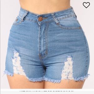 Fashion Nova jean shorts